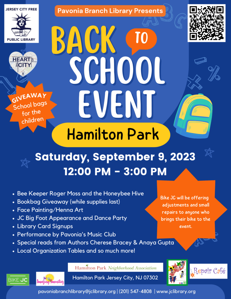 Back-to-School Book Bag and Supply Giveaway - Jersey City Free Public ...